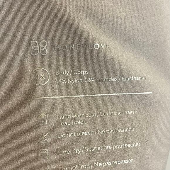 Honey Love Moondust Gray Wireless Silhouette Bra Size 1X Removable Pads - Picture 6 of 6